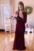 It's a twist of comfy elegance that made this bridesmaid dress perfect! Not only did it fit me perfectly, it looked flawless on all the other bridesmaids as well! - Ashley M.