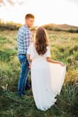 I bought this dress for my engagement photos and absolutely loved it! It fit perfectly and wouldn't have changed a thing. - Chelsea P.