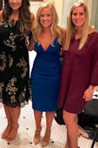I LOVE this dress. I wore it for a rehearsal dinner and it was so incredibly comfortable. I didn't feel the need to suck in, didn't need to wear spanx, and felt classy and sexy all night long. I received so many compliments and I truly believe this dress was made for all women and all body types. Did I say it is comfortable? I was also able to go bra-less and everything stayed right in place. ;) - Elizabeth M.