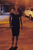 I loved the dress, got complimented all night, fit perfectly. The material is a little thick, but still love it. - Jennifer