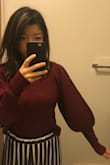 The material is so soft and smooth and I just love the balloon sleeves in contrast with the tighter ends around the wrists and hands! The sweater body fits great around my torso - it's not restricting but it's "snug" while it also lets your body breathe! The color is also perfect for fall! I can see it matching well with pants or a skirt for work! Again, I'm really happy with my purchase from Lulus! - Sindy W.