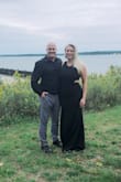 I wore this dress for my best friends wedding in NY in October. It was the perfect material to keep me warm, but not too warm. The dress is great quality and cut out in just the right places and complimented my body type so nicely!! - Renee M.