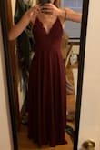I am a bit taller than most and was so happy to find a dress that fits well. Great quality. A little wrinkled but I have to travel with it anyways so no worries. - Kristina I.