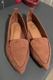 They are the perfect work shoe! They take a little to work in so you don't get blisters but it's so worth it! Love them! I am a size 8 normally but I ordered a 7.5 and they're still a little too big but okay to wear and they are slightly darker than I thought they would be. - Julia G.