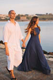 Purchased this dress for engagement photos in Oporto, Portugal! Long but worked perfect! Flowly & classy, and everything I wanted for my outfit! - Jennifer K.