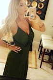 This dress is unbelievable I'm only sad I can't get it in navy also! I am in love with the fit and it's so comfy and flattering. A must buy perfect for any occasion. - Stefani M.