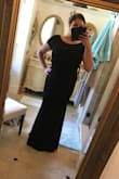 This dress is amazing. As a larger girl, I have difficulty finding dresses that are long enough and adore my curves. This dress does just that. I can't wait to be the maid of honor in this dress! - Logan F.