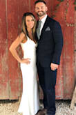 Bought this dress to elope in, and it was perfect! Received a lot of compliments.
I did have the length altered slightly (took off 3") so I can wear flats.
Beautiful dress, I loved it! - Stacey S.