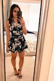I am absolutely in love with this romper. Love the material and the versatility. However, I am very short and the strings are too long on me, when I tie them on the back it looks a bit too much. I will need to cut them off a bit, but other than that I love everything about this romper. - Thalia M.