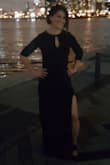 This dress was SO perfect (once I fixed a few things!)!!!!  First off, it just looks STUNNING on. On top of that, it is super comfy, and insanely low maintenance. I had an event across the country, and to be able to just toss this in my suitcase & not worry about it getting wrinkled was just an amazing bonus, ha!  That being said, I DID have to do some minor alterations (all at home). The keyhole is HUGE - like, exposes everything.  I stitched it, but a safety pin or 2 would totally work.  Also, something was just off at the neckline - there was some weird extra material that made it crooked.  It took a bit of messing with, but after just a few stitches in the right place, it looked perfect, and you couldn't tell at all. This was annoying, BUT, for a dress this price, eh, whatever.  Also, I was super happy that the length was perfect for me! I am pretty short, and all the other dresses I tried on were insanely long.  This one was just right with 3" heels, so no alterations needed. - Andrea M.