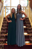 This dress was absolutely fantastic! The fabric was light and flowed beautifully. I will say that it was a little long, as it was still touching the floor while I was wearing 3 inch heels (and I'm 5'9''). I have a boxy/athletic figure, and it still looked absolutely fantastic! I would definitely recommend this dress, and I can't wait to wear it again! - Victoria J.