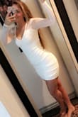 FAVORITE DRESS EVER!!! It fits perfectly, the material is perfect! It is ever better in person!! - Brooke C.
