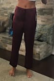These are super cute with the burgundy bodysuit by Free People also on here, so I bought them together.

The quality of these pants are great.

I was thinking the pants would be a little baggy in the crotch but nothing to bad. These are 2 sizes too big. They are supposed to be high waisted and come above your ankle. They just fall to my hips. They appear to be fitted in the thighs but once again are too big.

The site claims the model is wearing a size small and her waist is even an inch smaller then mine but there is NO WAY these pants can fit her like it looks in the picture. FALSE ADVERTISING on this one.. - Brandi S.
