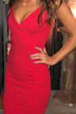This dress fit perfectly & was very comfortable. I am a true XS and absolutely loved this dress. I wore it to a wedding and got so many compliments. Definitely would recommend buying it! - Ali F.