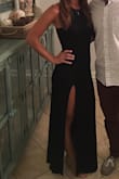 Love this dress ! Got so many compliments, the slit makes the dress very sexy but is also classy and comfortable. I am a true XS and would definitely recommend this! - Ali F.