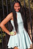 This was my daughter's first homecoming dance. The dress arrived quickly and fit perfectly. She thought it was very cute and looked exactly like the picture online. True to color and size. Would definitely order from Lulus again. - Shanda E.