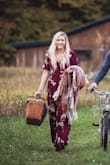 Wanted a Fall wrap dress for my engagement shoot and this one was perfect! Length is amazing too. - Jourdan H.