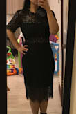 I purchased this dress for my friends wedding (which is 3 months from now). It had great reviews. I got it and tried it on and it looks great. I am short, so the bottom of the skirt hits below my knee. #shortgirlproblems. I can't wait to wear it to the wedding! - Kasinee N.