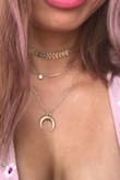 I don't wear necklaces, often but this was a great buy. I like that I can wear the choker separately. - Kim M.