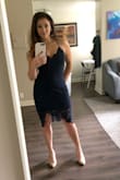 This dress was so comfortable. Had just enough stretch in the material made it perfect for the wedding I went to. I received so many compliments! And I felt amazing in it! - Erin D.