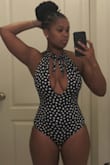 I love the fit of the suit. I have a big bottom and they suit doesn't cut into my bottom or hip. It's so cute! - Xanthia C.