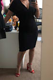 I am 21 years old and I got invited to a bridal shower. This dress is perfect for a more elegant occasion which I loved. It's very reserved yet body charming. Material is very soft and thick so don't worry about being see through. Also, I am short, height it 5'1 and the length was just perfect. It does not make me feel like my legs or I look shorter than I actually am. Really loved this dress. - Chantal F.
