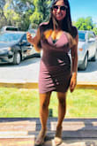 Great fit, hugs all the right curves! Perfect for a night out or even during the day if you dress it down. - Bernice R.