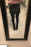 I love this skirt! It's perfect for fall and winter months. Looks cute with tights or without. Been looking for the perfect leather skirt and this is it! Had one minor issue with the first skirt sent to me and Lulus customer service was AMAZING. They sent me a new one within 3 days and responded to my emails within minutes. - Kara K.
