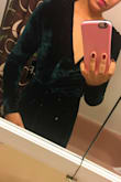 This dress is comfortable and appropriate for a formal occasion. The color looks just like the picture, however, it's not flattering. I have a nice shape and this dress kind of hides it as it is a little too loose on my waist and the V neck is deep, but makes my breast look flat. I will still wear it, but it isn't great. - Simeris M.