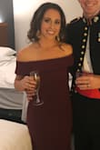 This dress fit PERFECTLY! It even has some stretch to it, which was a bonus! It's flattering, comfy, and my husband was a huge fan! - Shannon L.