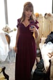 I wore this as a bridesmaid dress for my friend's wedding. I typically order an XS and I did with this dress, but I just made it! It was a tight fit, luckily I didn't need to exchange it! I did have to have the dress shortened, but that's expected, as I am 5'2. This dress was comfortable to spend all day in, as well as to dance in! Highly recommend! - Carly F.