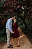 This dress was absolutely perfect for my engagement photos. Its true to size, a beautiful color, and the material is stretchy and flattering. - Sarah J.