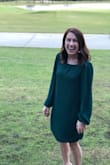 I chose this dress for a fall wedding & am so pleased with everything about it: the style, sleeves, fit, length and color are all perfect. I received so many compliments & would recommend this purchase to anyone. - Alice G.