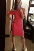 This dress is great. Fabric is high quality and on the thicker side. It does wrinkle easily so if you're traveling with it keep that in mind. Fits true to size based on size chart. The flutter sleeves are super flattering and a nice detail. Grab this for the sale price while you can!! - Mary B.
