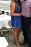 I love this dress! I bought it in royal blue and black. It's perfect dress for any occasion. They blue is such a pretty color but you also can't go wrong with black. - Paxton H.