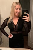Having a larger chest means I am very picky about dresses that demand you go bra-less. This being said, the thick material keeps the girls up and also keeps you warm! - Kadra B.
