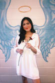 I loved the dress so much! I wore it for my sorority initiation and it couldn't have looked more beautiful! It was a perfect fit and the flow of it made it look so angelic. I would recommend this dress to everyone! - Caitlyn D.