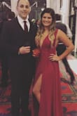 Perfect dress! Sooo comfy, but yet has such a great touch. Wore to a wedding and was able to dance and be comfy throughout the night. Has elastic on the straps which helped so much to keep the dress up. I did get about 2 inches taken off the bottom and it looked amazing. - Bianca F.