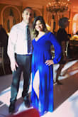 Wore to a Winter wedding! Loved the material and slit. Did not need any alterations the dress was true to size. Wore 3" heels and length was perfect. - Bianca F.