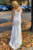 I was totally hesitant at first to buy my wedding dress online, but after few visits to bridal boutiques, I decided to just search online. I found this, I never tried the dress until my actual wedding day. But Voila! It fit me very well! - Cristina J.