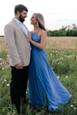 Nice and flowy with an open back, I loved wearing this dress! - Lauren R.