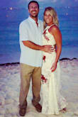 This dress was just perfect for the beach. The fit on the top fit just right to my size and the bottom skirt was just a little tight around my hips I felt but to my husband looked great. The skirt was pretty long but was perfect if you wear heels. - Montanna P.
