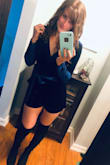Super cute! Love this romper with thigh high boots. - Alyssa B.