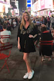 I loved that it was different. I have no dress like it. The embroidery is prettier than the pic shows and I loved the tassels! Light weight. I wore it casually around NYC but can easily dress up. - Katie M.
