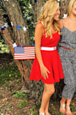 Wore on Fourth of July and made me feel very patriotic. Great fit and super flattering. - Katie M.