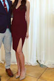 Wore to a wedding and it fit perfectly. Very stretchy and comfortable with a cute slit on the side. - Vanessa A.