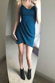 I've had my eye on this dress for a long time and finally bought it for a holiday party. Absolutely love it! The color is vibrant, the fit is perfect and it hugs you in all the right places. Looking forward to wearing it soon! - Sandy N.