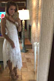 I bought this dress for my engagement pictures and I am absolutely in love with it! Fits perfectly and looks exactly like the picture! - Lexi B.