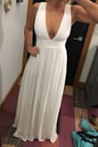 I ended up getting this is the magenta color. But it fits perfect, especially if you have wider hips and a smaller bust. - Ashley S.