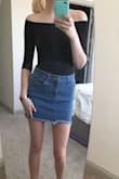 Super simple and goes with everything. Loved the frayed bottom adds some detail. - Sandy N.